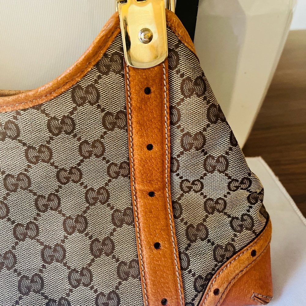 GUCCI Double G pattern Glam Hobo shoulder bag SOLD OUT - Picture 4 of 17